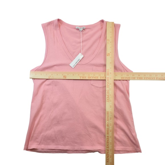 Standard James Perse pink 100% cotton pocket tank size 3 L New With Tags - Picture 8 of 8
